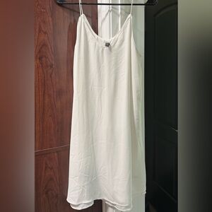 Alya Classic White Slip Dress